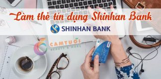 làm thẻ tín dụng shinhan bank