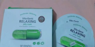 Review mặt nạ dưỡng da BNBG Vita Genic Relaxing Jelly Mask
