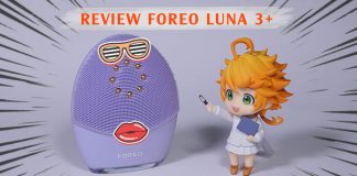 Review máy rửa mặt Foreo Luna 3 plus